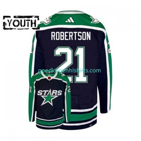 Dallas Stars JASON ROBERTSON 21 Adidas 2022-2023 Reverse Retro Zwart Authentic Shirt - Kinderen